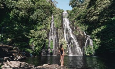 Banyumala waterfall in North Bali Tour