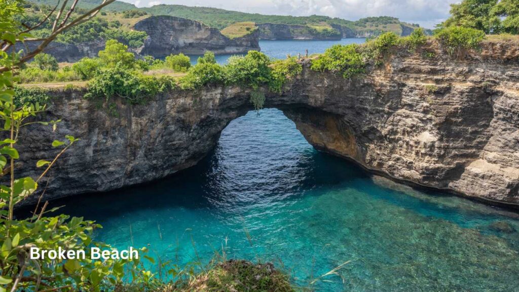 Broken beach in Penida