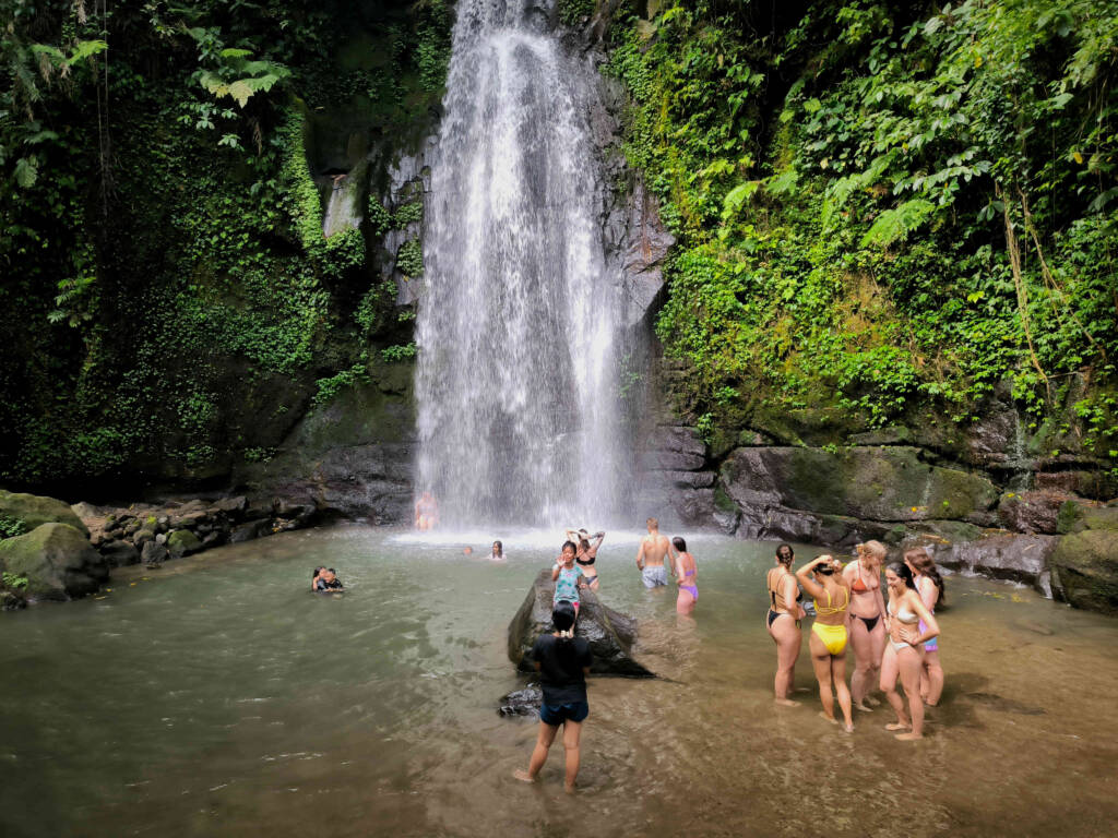 Ulu petanu waterfall