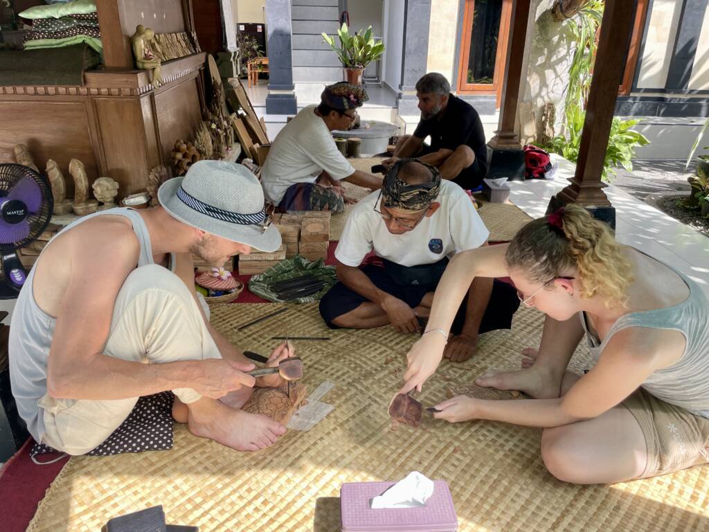Wood Carving Class Ubud