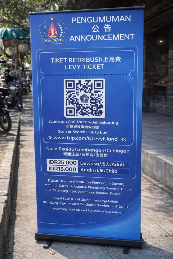 Nusa Penida Retribution Fee
