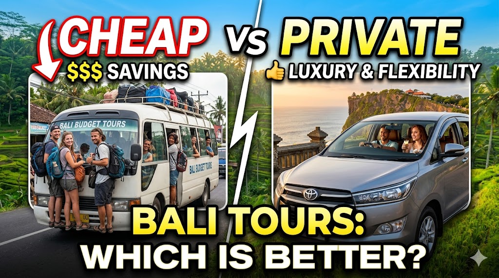 Cheap vs Private Bali Tours