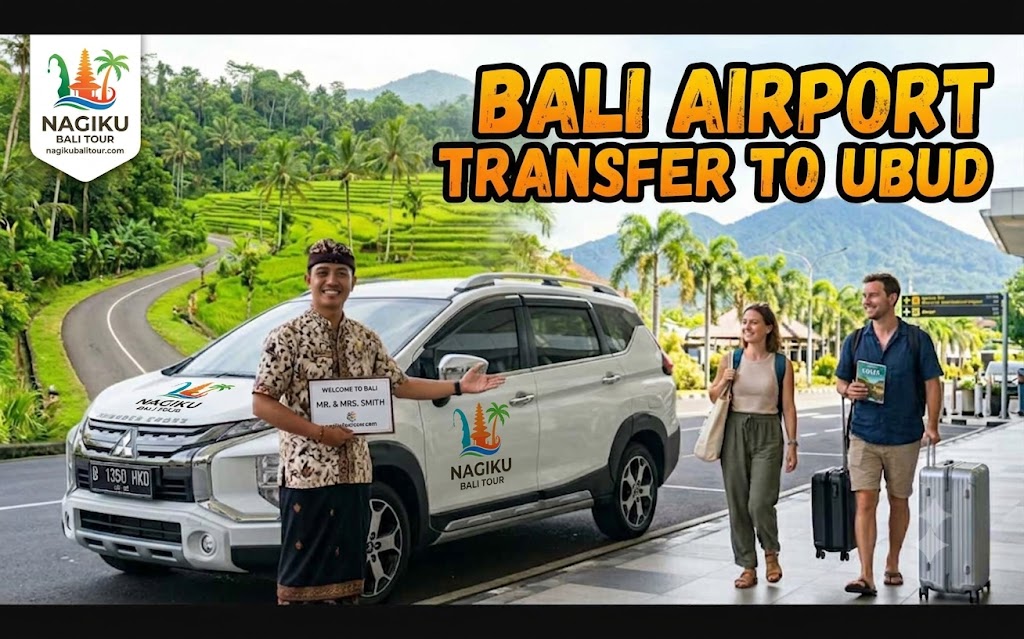 Private Bali airport transfer to Ubud