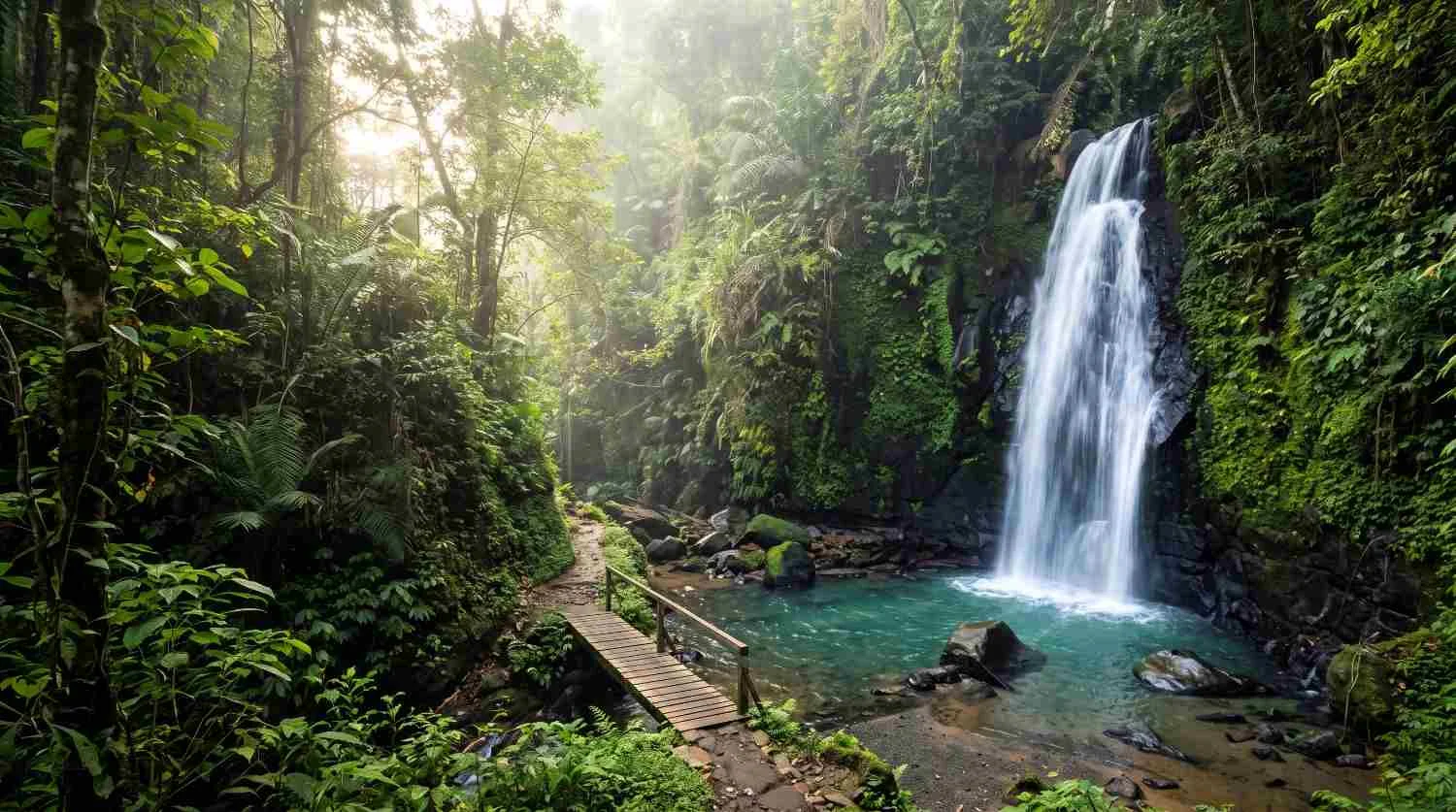 Waterfall near Ubud Bali